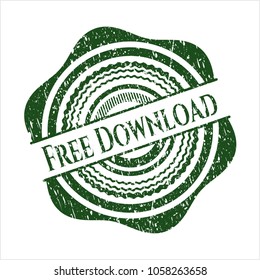 Green Free Download distress rubber grunge seal