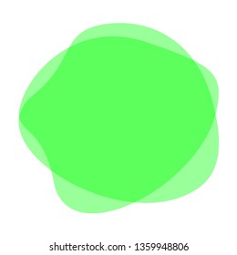 green free shapes geometric for banner background, simple liquid stain brush flat blob for labels ad copy space, fluid spot template for logo graphic, simple ad banner colored gradient free shape wave
