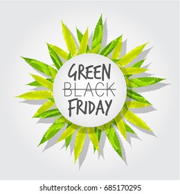 Logo del Viernes Verde. Cannabis.