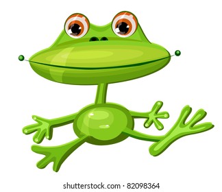 green frog funny