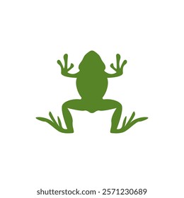 Green Frog Icon and Symbol Template