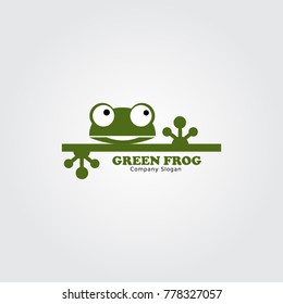 Green frog logo