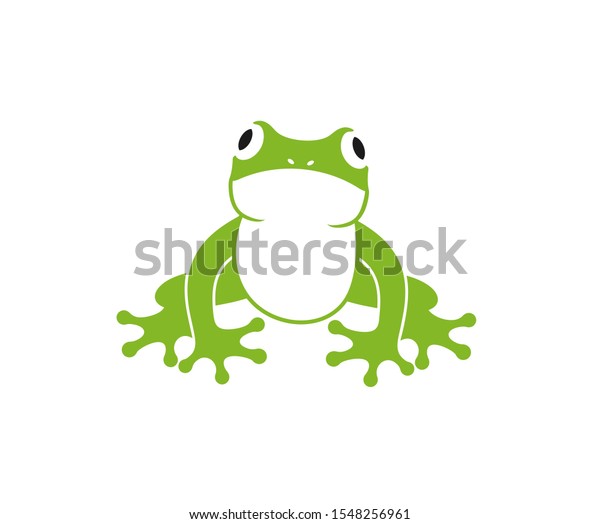 Green Frog Logo Abstract Frog On Stock Vector (Royalty Free) 1548256961 ...