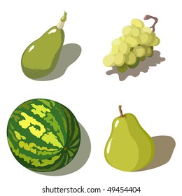 Green fruits