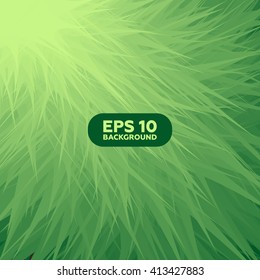 green fur texture. abstract vector background. 