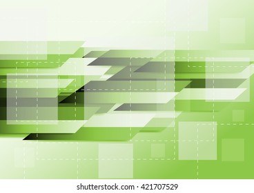 Green futuristic background