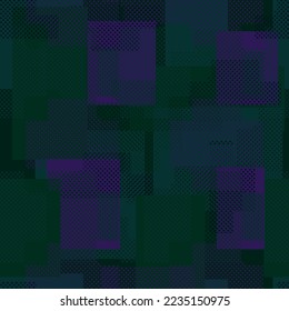 Green futuristic geometric background. Seamless background for fabrics, textiles, packaging and wallpaper. Vector illustration.