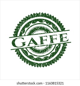 Green Gaffe distressed rubber texture