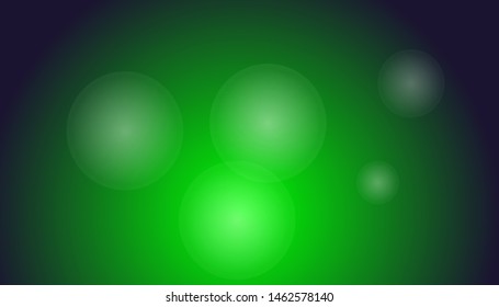 Green galaxy background with stars in the sky