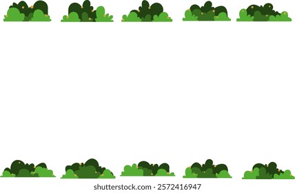 Green Garden Grass Vector Illustration