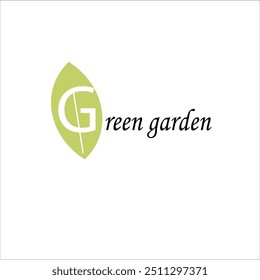green garden with grees colour green 