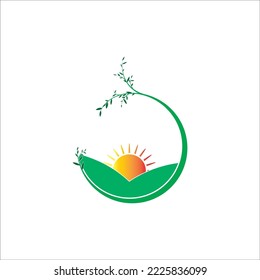GREEN GARDEN ICON VECTOR ILLUSTRATION SYMBOL DESIGN