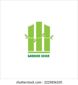 GREEN GARDEN ICON VECTOR ILLUSTRATION SYMBOL DESIGN