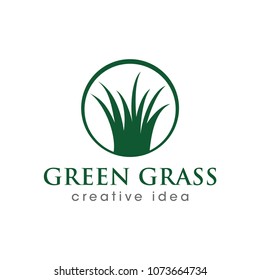 green garden logo icon vector template