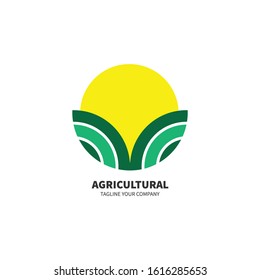 Green Garden logo template vector illustration