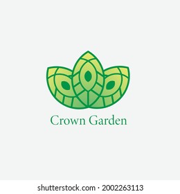 Green Garden Minimalist Logo Style