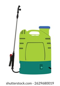Pulverizador de jardín verde con boquilla ajustable para el cuidado de las plantas y el control de plagas