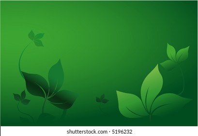 Green Garden - vector illustration