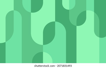 Green geometric abstract background. Abstract geometric banner. 