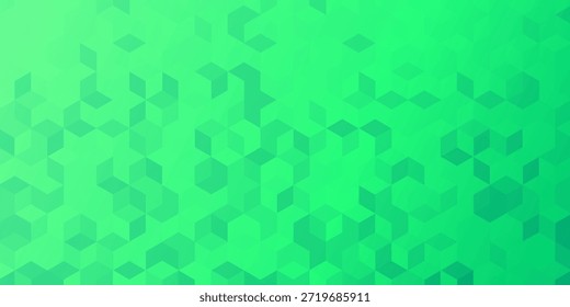 Fondo Abstractas geométrico verde con el modelo del hexágono para los proyectos modernos del diseño eps10