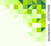 Green geometric background