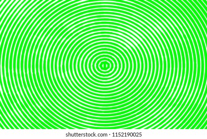 Green geometric background design. Linear circles abstract print design. Vector green and white circles pattern. Vector green abstract halftone background. Geometric texture background. Summer pattern