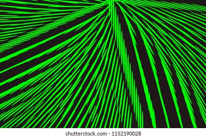 Green geometric background design. Linear abstract print design. Vector green and black line pattern. Vector green abstract halftone background. Geometric texture background. Summer pattern.