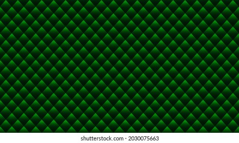 Green geometric background. Mosaic tiles. Vector illustration.