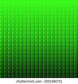 Green geometric background. Mosaic tiles. Vector illustration.