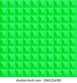 Green geometric background. Mosaic tiles. Vector illustration.