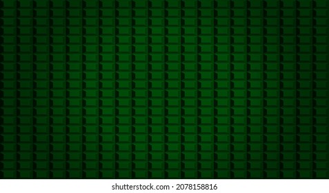 Green geometric background. Mosaic tiles. Vector illustration.
