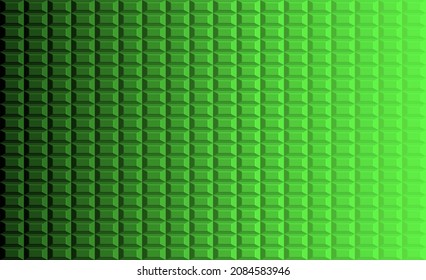 Green geometric background. Mosaic tiles. Vector illustration.