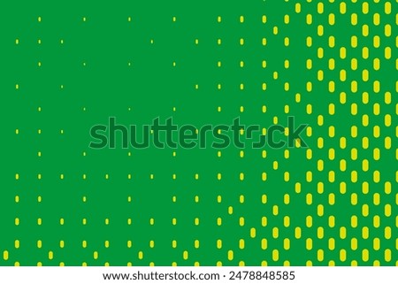 Green geometric background with ovals. Halftone texture. Retro pattern for wallpapers, backdrops. Vector illustration