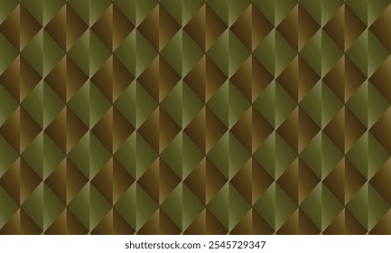 Grüner geometrischer Hintergrund mit Quadraten - abstrakte Tapete