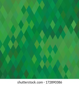 Green Geometric Background. Vector Illustration.