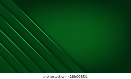 Green geometric background. Vector illustration. 