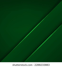 Green geometric background. Vector illustration. 