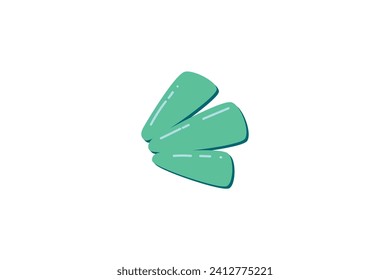 Green Geometric Decor Sticker Design