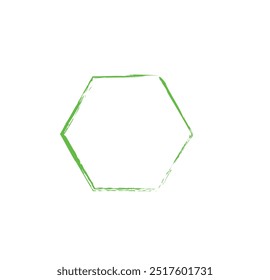 Símbolo de Vector de elemento geométrico verde