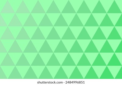 Green geometric elements, abstract shapes and modern forms vector background. Triangles frame, basic geometry, color elements