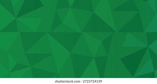 Fundo De Poli Baixo Geométrico Verde Com Padrão Polígono Abstrato Para Design E Uso Na Web