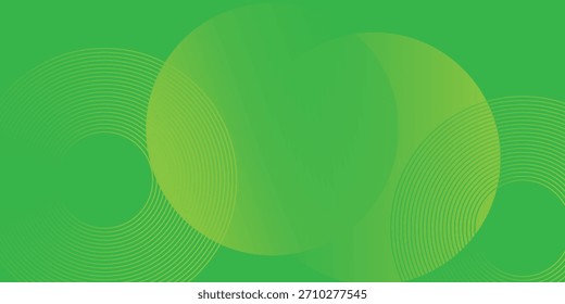 green geometric modern abstract background Vector illustration