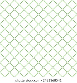 Green geometric net seamless pattern 