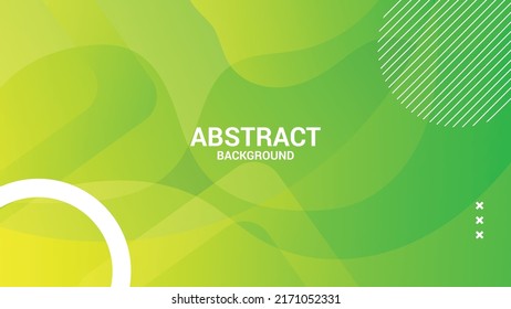 green  geometric pattern background. Trendy gradient Fluid shapes composition. Cool background design for banner, landing page, cover, UI, flare, posters. Abstract background. Vector illustration