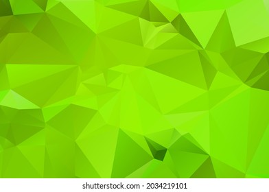 green geometric pattern triangles polygonal design for web and background, application 