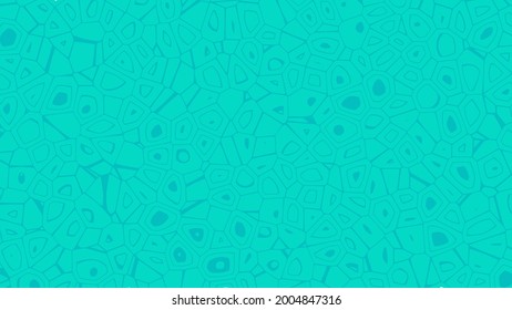Grüne geometrische Poligonalzellen, abstrakter Mosaikhintergrund, Vektorgrafik.