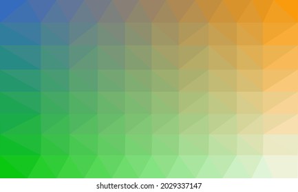 Green geometric polygon background. Abstract background