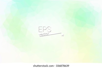 Green geometric rumpled triangular low poly origami style gradient illustration graphic background. Vector polygonal design for your business.