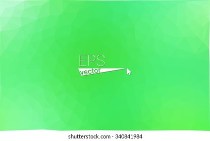 Green geometric rumpled triangular low poly origami style gradient illustration graphic background. Vector polygonal design for your business. Green geometric rumpled triangular low poly origami style gradient illustration graphic background. Vector polygonal design for your business.
