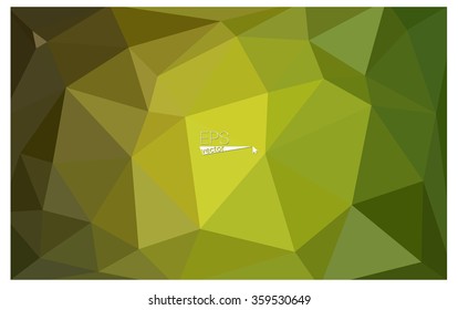 Green geometric rumpled triangular low poly origami style gradient illustration graphic background. Vector polygonal design for your business. Green geometric rumpled triangular low poly origami style gradient illustration graphic background. Vector polygonal design for your business.